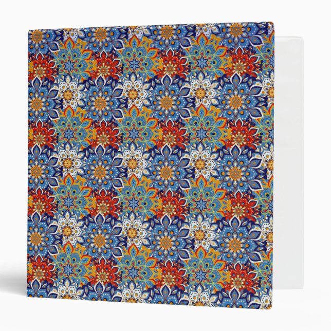 bright mandala  binder (Front/Inside)