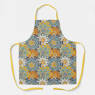 Bright Mandala Pattern Apron