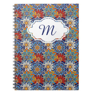 bright mandala  personalized notebook