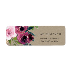 BRIGHT MARINE BLUSH BURGUNDY BUNCH ADRESSE DE BUNC