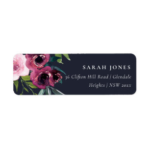 BRIGHT MARINE BLUSH BURGUNDY BUNCH ADRESSE DE BUNC