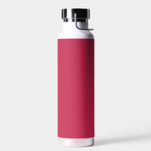 Bright maroon (solid colour) water bottle