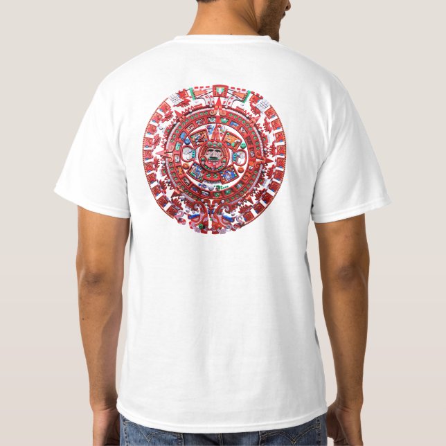 Bright Mayan Calender T-Shirt (Back)
