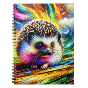 Bright Meadow Hedgehog Notebook