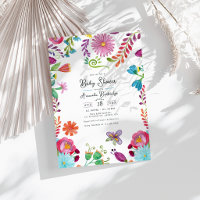 Bright Mexican Folk Art Baby Shower