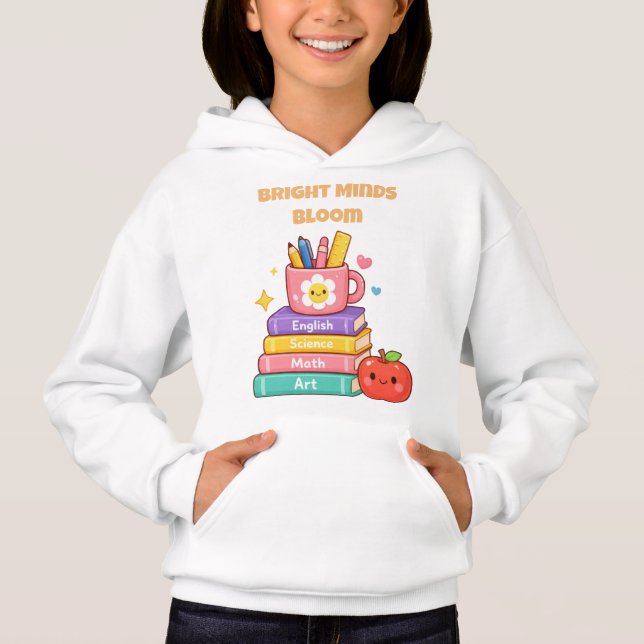   Bright Minds Bloom - School Inspirational Design (Front)