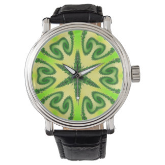 Bright Mint Green Vintage Strap Watch