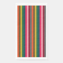 Bright Multi Colour Striped Pattern