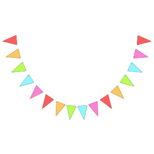 Bright Multicolor Party Bunting for Any Celebratio Flags