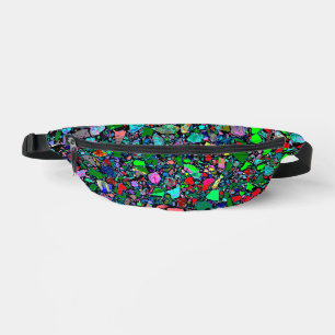 Bright Multicolor Rocks Stones Fanny Pack