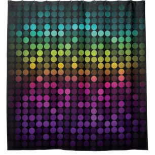 Bright Multicolor Vintage Abstract Art