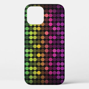 Bright Multicolor Vintage Abstract Art iPhone 12 Case