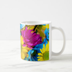 Bright Multicolored Daisies Coffee Mug