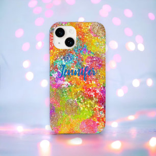 Bright Multicolored Sparkles Custom iPhone 13 Pro Max Case