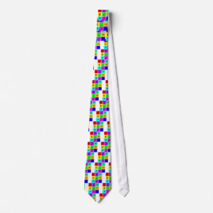 bright music symbols tie