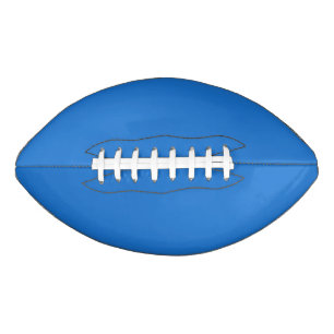 Bright navy blue (solid colour) football