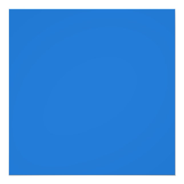 Bright navy blue  (solid colour)  photo print (Front)