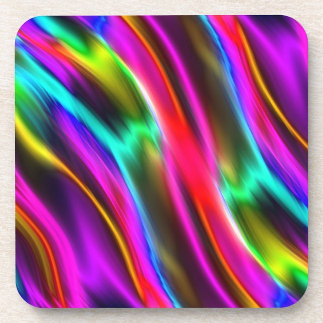 Bright Neon Coaster Set (Front)