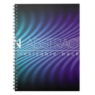 Bright neon lines background with 80s style1980, 8 notebook