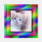 Bright Neon Rainbow Ombre Photo Frame