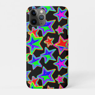 Bright Neon Starlight Pattern iPhone 11 Pro Case