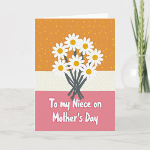 Bright Niece Mothers Day Card