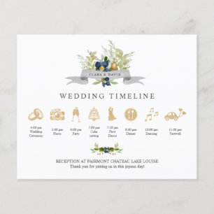 Bright Oak   Gold Wedding Timeline and program V2
