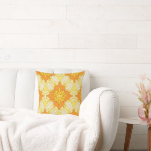 Bright orange cushion
