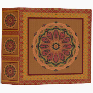 Bright Orange Deco Binder