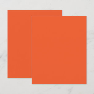 Bright Orange Minimalist Solid Background