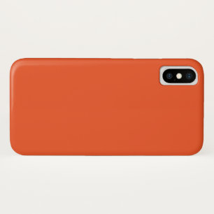 Bright Orange Minimalist Solid Background Case-Mate iPhone Case