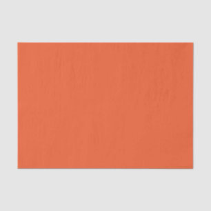 Bright Orange Minimalist Solid Background Tissue Paper