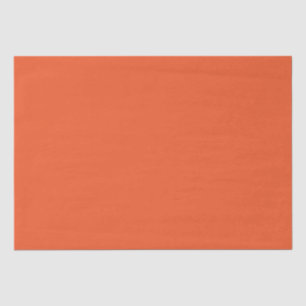 Bright Orange Minimalist Solid Background Tissue Paper