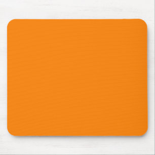Bright Orange Mouse Pad