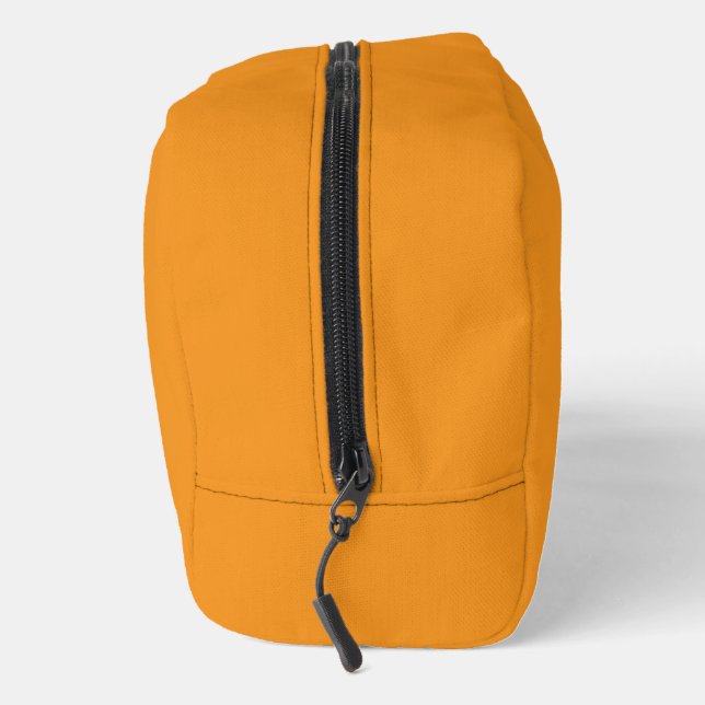Bright Orange Print Cut Sew Toiletry Bag (Right)
