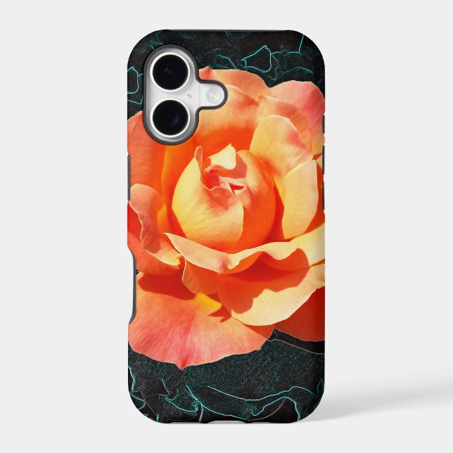 Bright orange rose (Back)