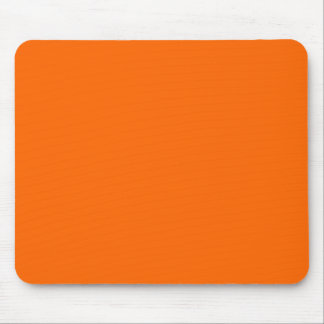 Bright Orange Solid Colour Mouse Pad