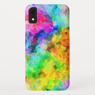 Bright Paintbrush Colours iPhone XR Case