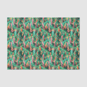 Bright Palm Beach Christmas Chili Pepper Lights Tissue Paper