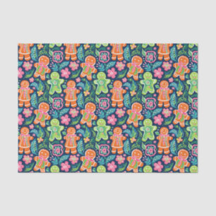 Bright Palm Beach Christmas Gingerbread Cookies  Tissue Paper