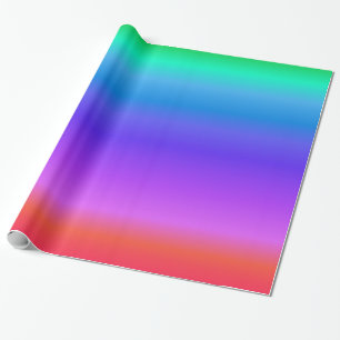 Bright Pastel Rainbow Wrapping Paper