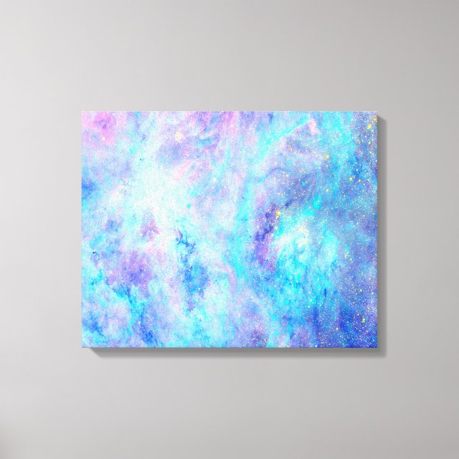 Bright Pastel Tarantula Nebula Canvas Print (Front)