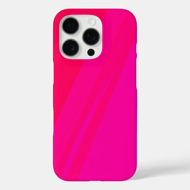 Bright Pattern Design in Red and Hot Pink Case-Mate iPhone Case (Back)