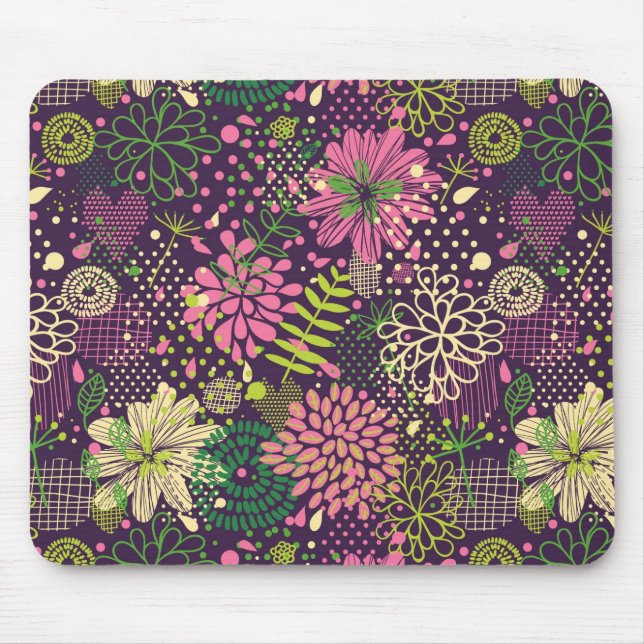 Bright pattern mouse pad (Front)