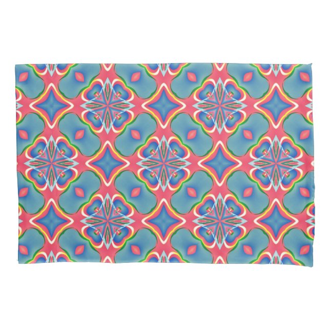 Bright Pattern Pillowcase (Front)