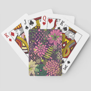 Bright pattern playing cards
