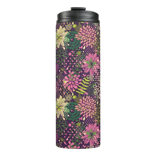 Bright pattern thermal tumbler (Front)