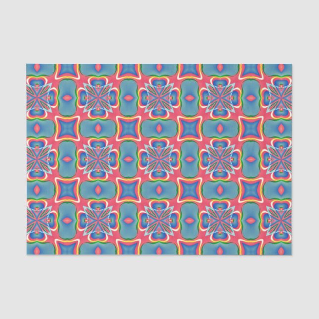 Bright Pattern Tissue Paper (Front)