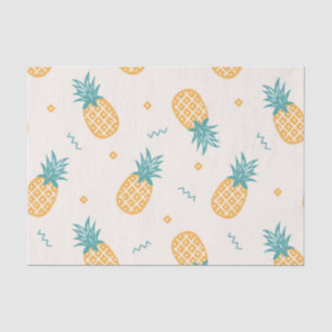 Bright Pineapple Pattern Decoupage Tissue Paper