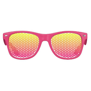 Bright Pink and Yellow Ombre Kids Sunglasses